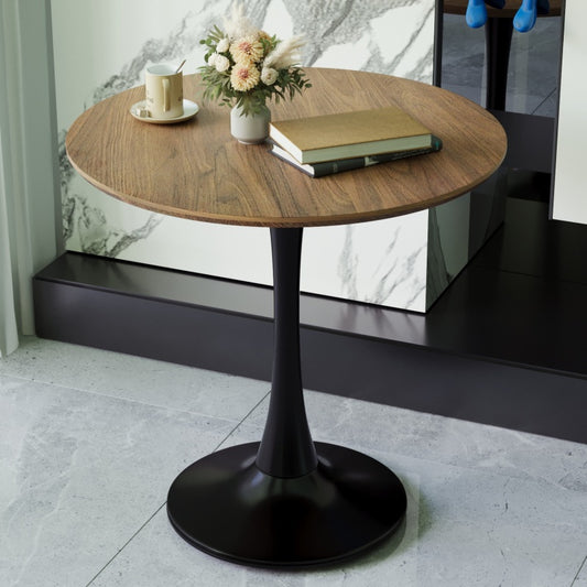 Mid-Century Round Tulip Dining Table for 2-4, Pedestal Base