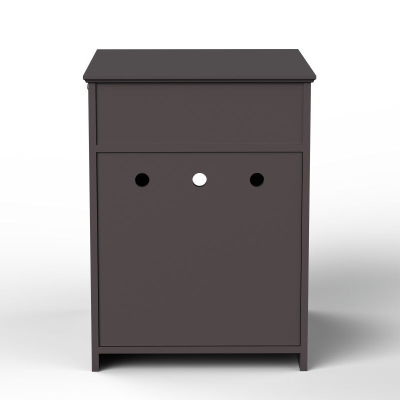 Modern Wood Cat Litter Box End Table, Indoor, Hides Litter