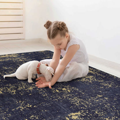NAAR MAVAL Modern 5x8 Area Rug for Living Room, Washable