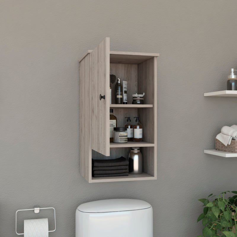 St. Angelo Bathroom Medicine Cabinet, Single Door, 2 Shelves