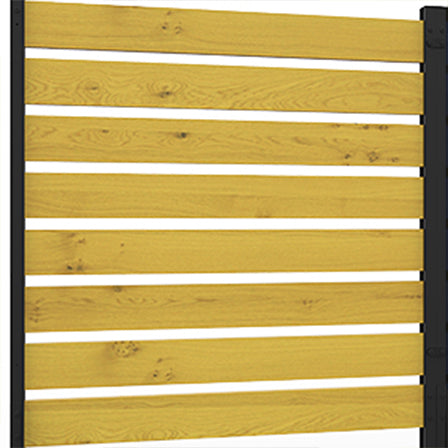 Goodyo Cedar Privacy Screen for Outdoor Bins & AC, 2 Panels