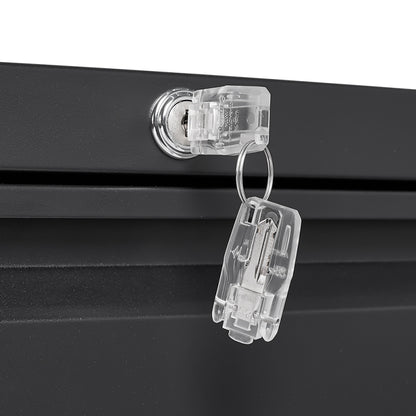 Sleek 3-Drawer Lateral File Cabinet for Home Office, Locking