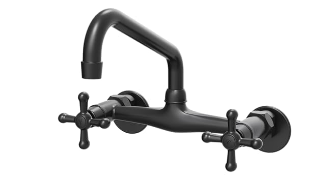 ELLAI Farmhouse Wall-Mount Laundry Room Sink with High Back