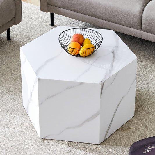 Modern Coffee Table for Living Room with Textured Finish
