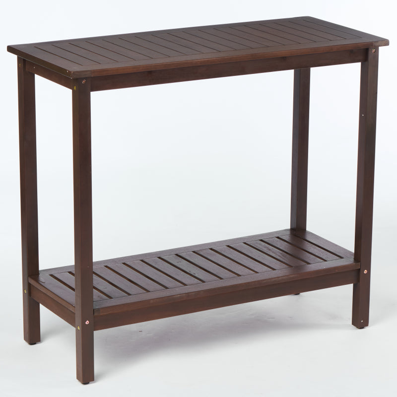 Natural Acacia 3-Pc Bistro Set for Patio & Balcony, Folding