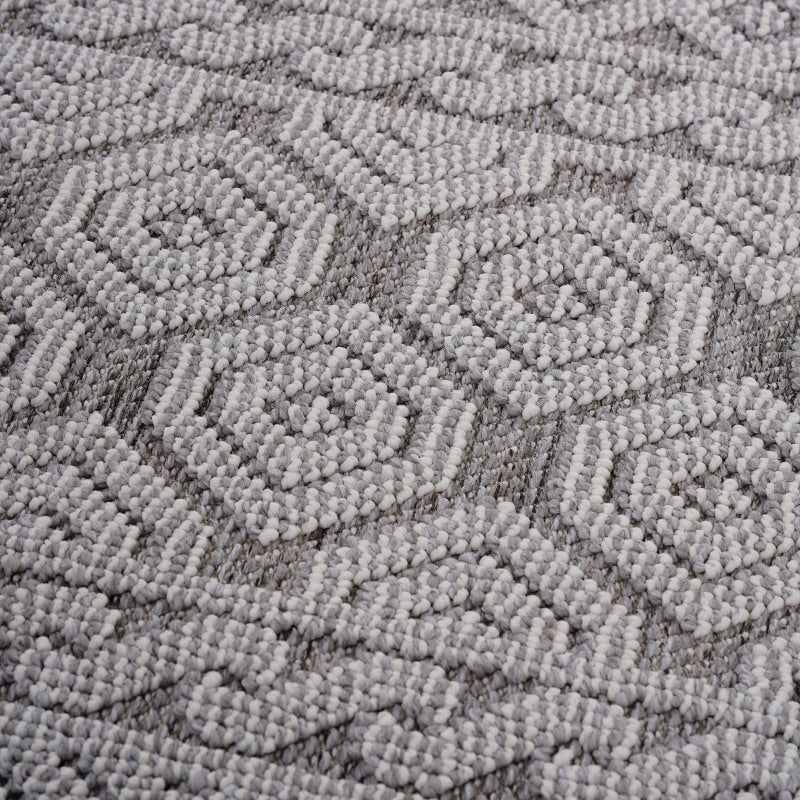 NAAR Guros Geometric Indoor/Outdoor All-Weather Rug 8x10