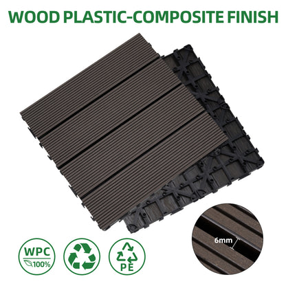 Modern Interlocking Deck Tiles, Patio & Balcony, Waterproof