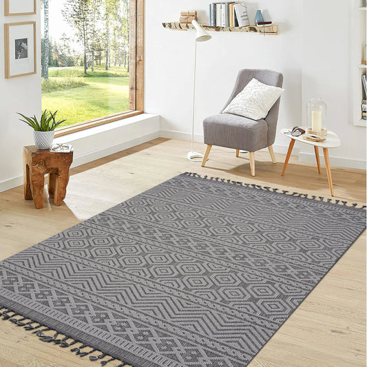 NAAR Guros Geometric Indoor/Outdoor All-Weather Rug 8x10