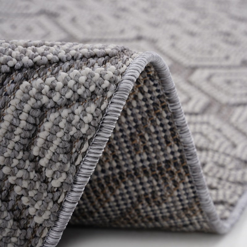 NAAR Guros Geometric Indoor/Outdoor All-Weather Rug 8x10