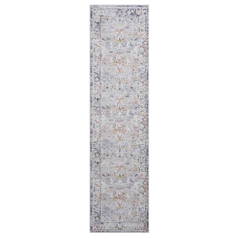 NAAR PAYAS Traditional Hallway Runner Rug, Ivory/Grey, 2x8