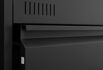 Sleek 3-Drawer Lateral File Cabinet for Home Office, Locking