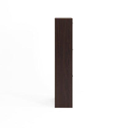 Modern Slim White Shoe Cabinet for Entryway, 3 Flip Drawers