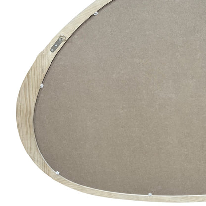 Organic Modern Wall Mirror for Entryway, Asymmetrical 45in
