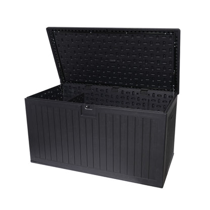 Waterproof Resin Deck Box for Patio & Pool, 260 Gal Lockable
