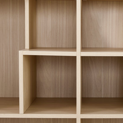 Modern Cat House Bookcase for Living Room Hidden Litter Box