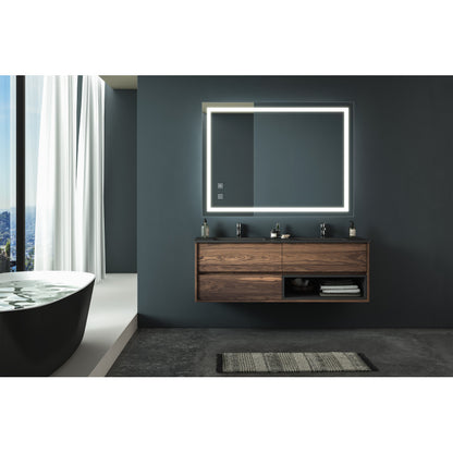 Modern Bathroom LED Vanity Mirror 32x24, Anti-Fog, Dimmable