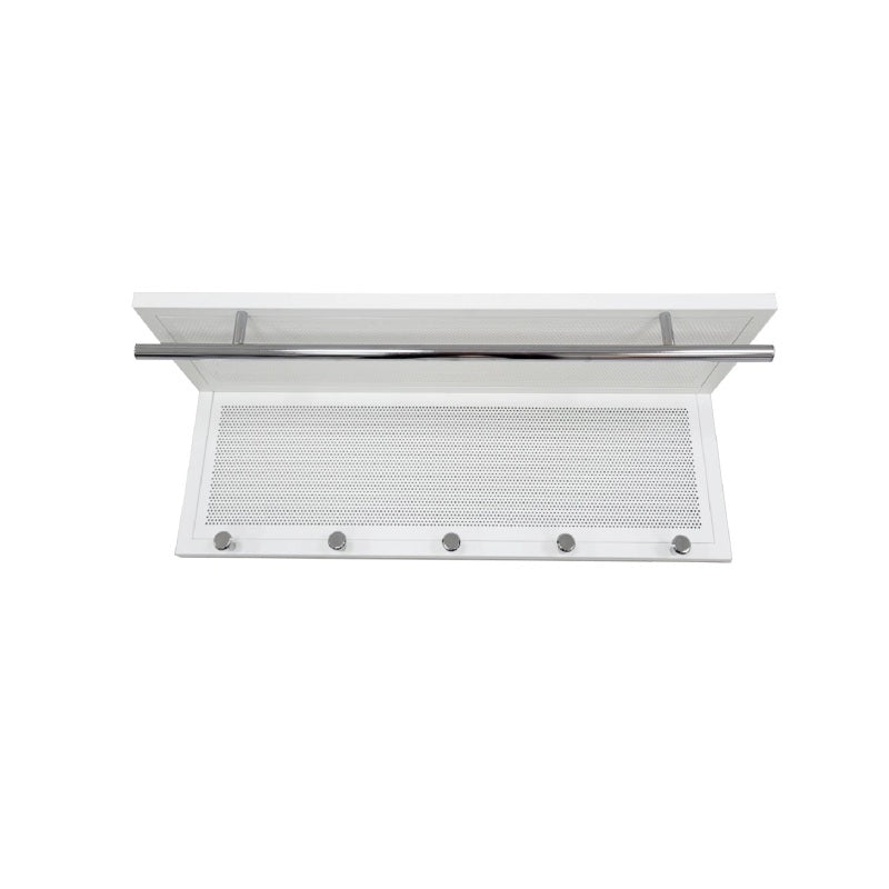 Esyspot Modern Wall Hook Shelf for Entryway, Powder-Coated