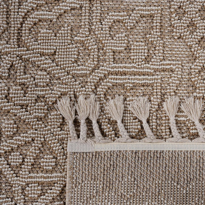 NAAR Guros Medallion Runner Rug, Indoor/Outdoor, Easy-Care