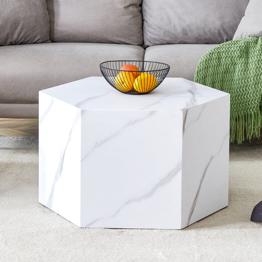 Modern Coffee Table for Living Room with Textured Finish