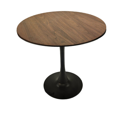 Mid-Century Round Tulip Dining Table for 2-4, Pedestal Base