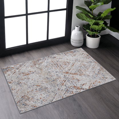 NAAR PAYAS Geometric Area Rug for Living Room, Easy-Care 5x7