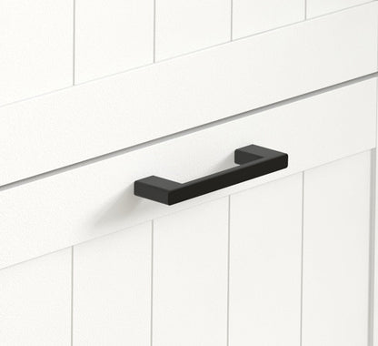 HOMCOM Modern White Entryway Shoe Cabinet, Slim 15-Pair