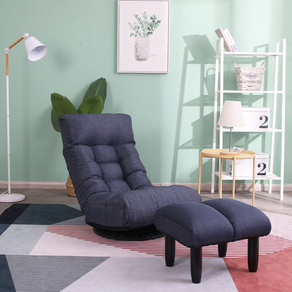 Japanese-Style Floor Chair for Balcony - Adjustable Recline