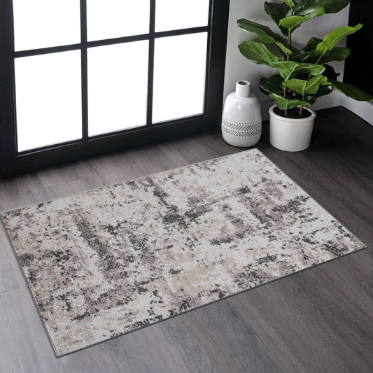 NAAR Payas Collection Abstract Front Door Doormat, 2' x 3'