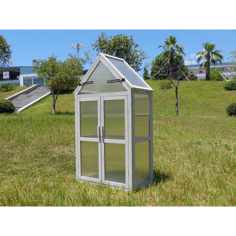 Space-Saving Tiered Mini Greenhouse Stand for Indoor/Outdoor