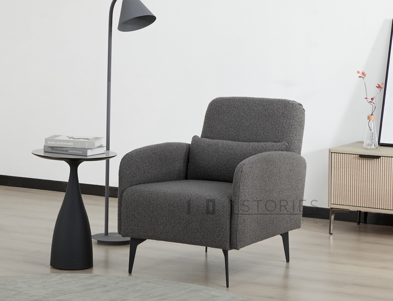 Rhyven Club Chair Grey