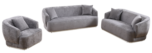 Navi Sofa Grey With 5 Cushions