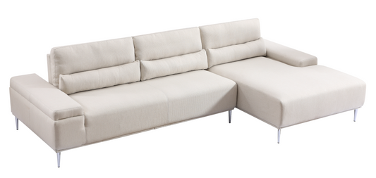 Elowen Corner Sectional Sofa Beige