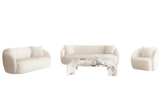 Aelith Sofa Beige With 5 Cushions