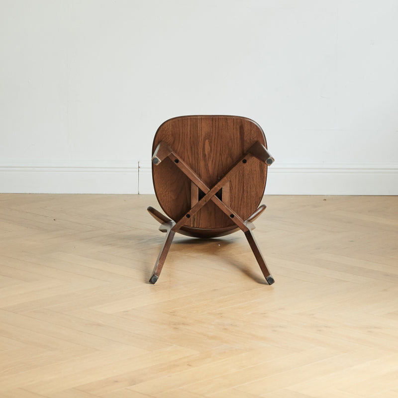 Minimalist North American Oak Dining Room Chairs, Set of 4