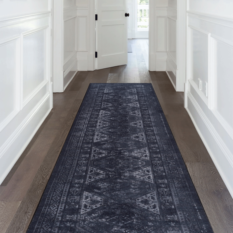 NAAR MAVAL Modern Area Rug for Living Room, Washable 9x12