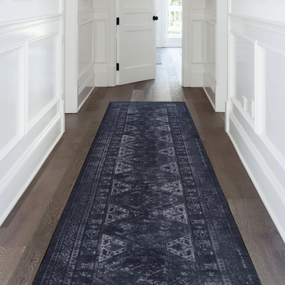 NAAR MAVAL Modern Area Rug for Living Room, Washable 9x12