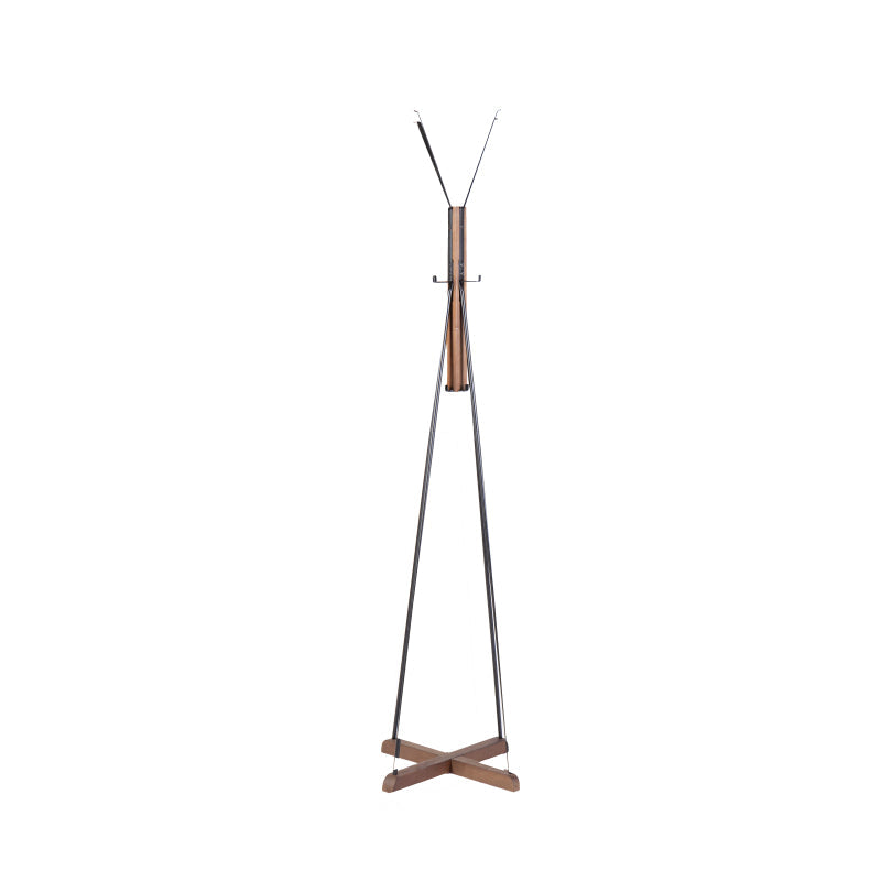 Reclaimed Wood & Metal Coat Rack for Bedroom & Living Room