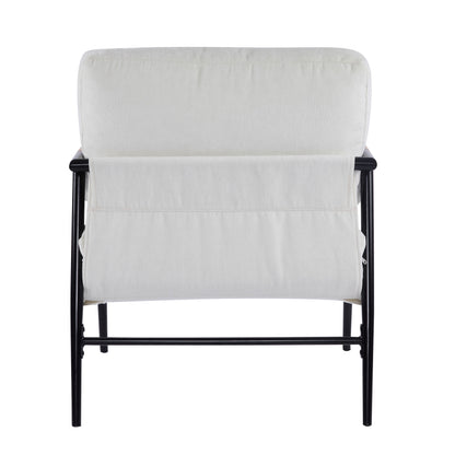 Modern Accent Chair for Living Room, Plush Seat & Wood Arms