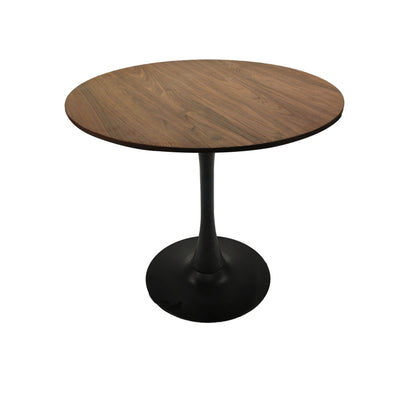Mid-Century Round Tulip Dining Table for 2-4, Pedestal Base