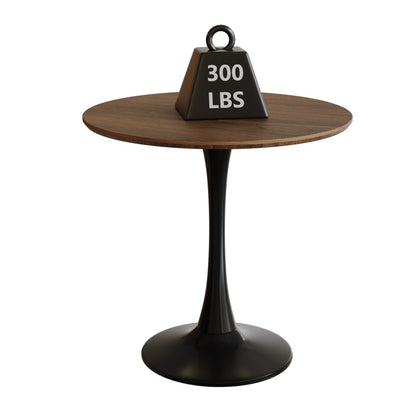 Mid-Century Round Tulip Dining Table for 2-4, Pedestal Base
