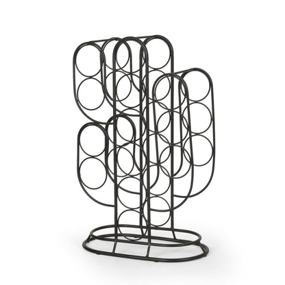 Sleek Wine Rack for Home Bar or Kitchen, Space-Saving