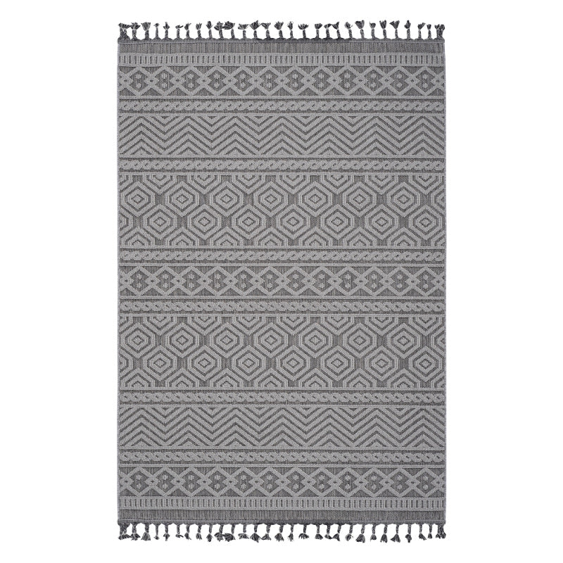 NAAR Guros Geometric Indoor/Outdoor All-Weather Rug 8x10