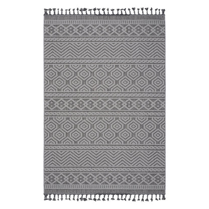 NAAR Guros Geometric Indoor/Outdoor All-Weather Rug 8x10