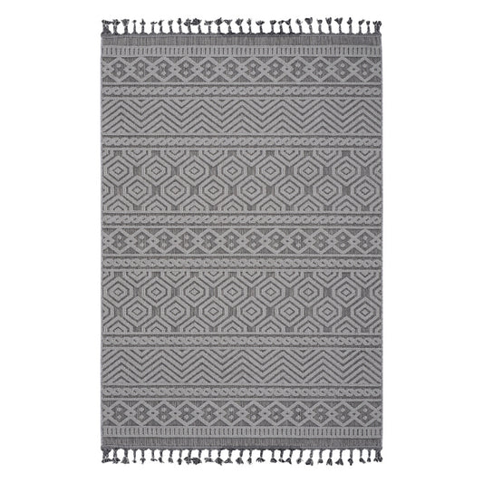 NAAR Guros Geometric Indoor/Outdoor All-Weather Rug 8x10