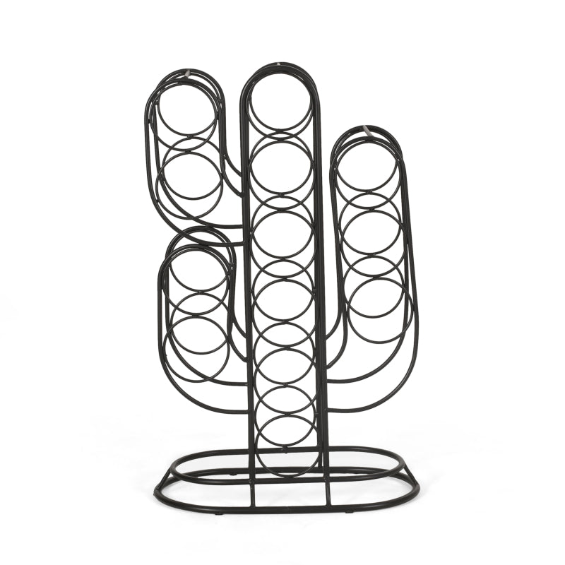 Sleek Wine Rack for Home Bar or Kitchen, Space-Saving