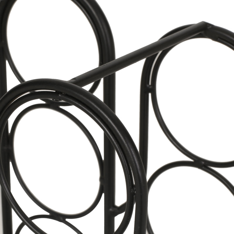 Sleek Wine Rack for Home Bar or Kitchen, Space-Saving