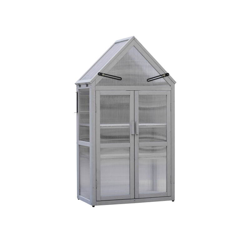 Space-Saving Tiered Mini Greenhouse Stand for Indoor/Outdoor