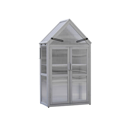 Space-Saving Tiered Mini Greenhouse Stand for Indoor/Outdoor