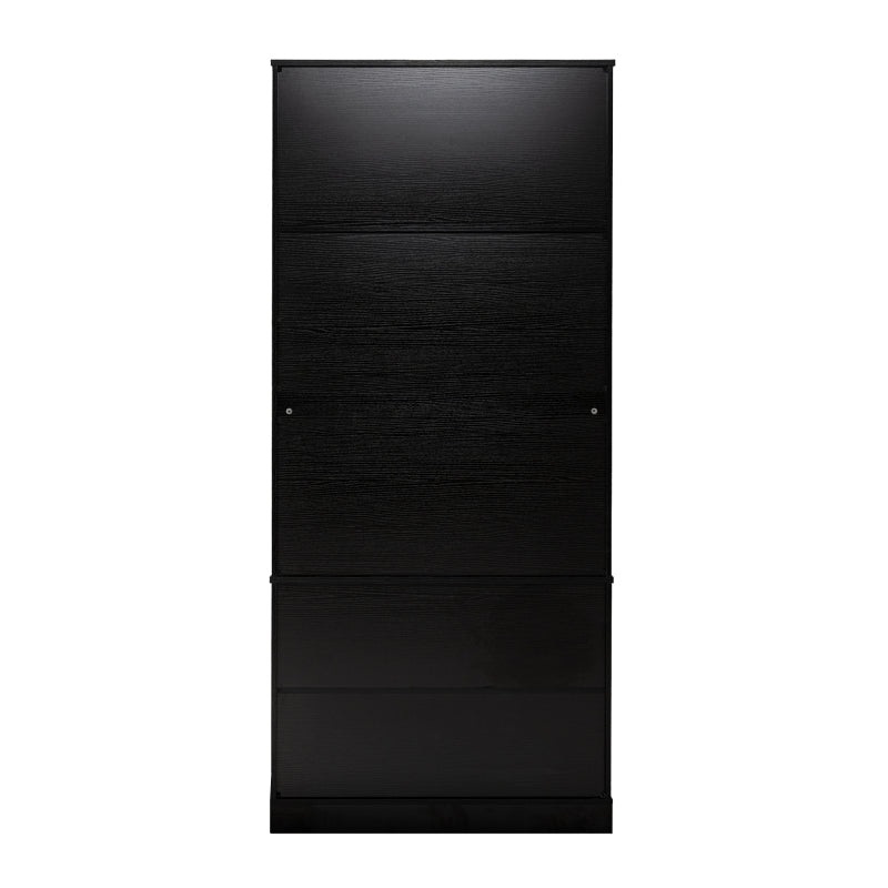 Modern Fluted Kitchen Pantry Cabinet, Drawers & Spice Racks