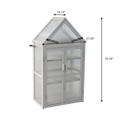 Space-Saving Tiered Mini Greenhouse Stand for Indoor/Outdoor